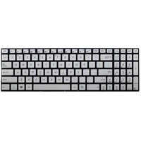 Clavier d'ordinateur portable en argent sterling, pour Asus ZenBook Pro UX501, séries —