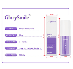 Dentifrice blanchissant couleur, usage orthodontique, fluorure, anti-taches jaunes, plaque <span class=keywords><strong>dentaire</strong></span>, éclaircissement des dents, haleine fraîche 24h, anti-caries - Product Image 4