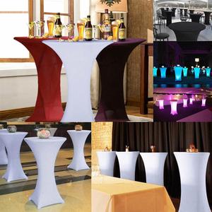 Mantel de Tela Multicolor Personalizado de Estilo Moderno, Mantel Colorido para Cócteles con Logotipo para Eventos - Product Image 2