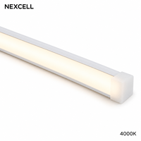 NEXCELL 24V Lampu LED Neon Flex Silikon 14x6mm 14W/m IP65 CRI90 Linear Light 4000K