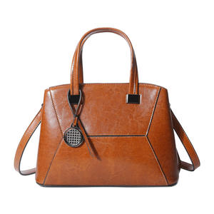 Textured genuine leather handbag crossbody bag Fashionable metal <b>buckle</b> daily travel women's bag - Product Image 3