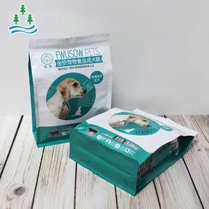 1 кг 2,5 кг 5 кг 10 кг 15 кг пластиковый пакет для упаковки кормов для собак с плоским дном