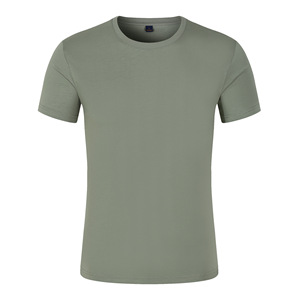 <span class=keywords><strong>T</strong></span>-<span class=keywords><strong>shirt</strong></span> en coton respirant à col rond et manches courtes, coupe ample, personnalisable pour événements de team building, uniformes de classe, tenues de réunion de classe - Product Image 3
