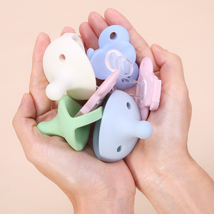 Campioni gratuiti Bpa gratuito 3-6 mesi personalizzato fai da te sublimazione alimentatore Silicone ciuccio bambino