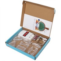 Kit d'expérimentation d'optique géométrique magnétique - Prisme triangulaire et lentilles sans revêtement - Kit pédagogique de laboratoire pour la salle de classe