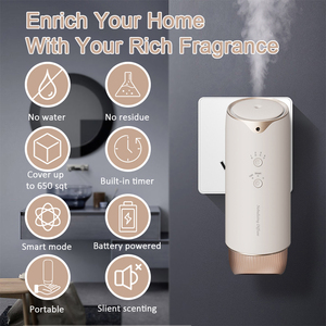 Wand stecker Lufter frischer Aroma diffusor Wasserloses ätherisches Öl Aroma therapie Duft Wiederauf ladbarer Verne bler für ätherische Öle - Product Image 5