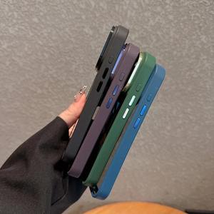 Coque de téléphone transparente magnétique de luxe pour <span class=keywords><strong>iPhone</strong></span> 11 12 13 16 17 Pro Max Air 14 15 16 Plus housse de protection de charge sans fil <span class=keywords><strong>Magsafe</strong></span> - Product Image 6