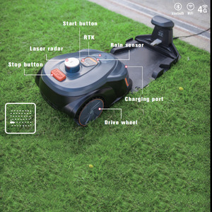 Tondeuse à gazon robotisée avec navigation GPS, coupe-herbe automatique sans fil, réglage intelligent des limites pour grand jardin, HTG25 Tondeuse à gazon robotisée - Product Image 6