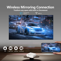 Mini Proyector de Bolsillo para Teléfono Móvil con Láser 4K, 1000 Lúmenes, 1080P, Google TV, Cine en Casa