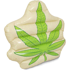 Flotador Inflable Gigante con Forma de Hoja de Cannabis, 5 Pies de Ancho, de PVC, para Fiestas Acuáticas, para Adultos, Diversión de Verano - Product Image 3