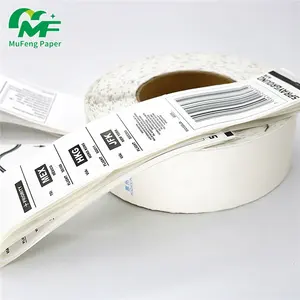 Water-proof High Quality Luggage Tag 200g Thermal Self Adhesive Paper Airport Airline For Baggage Tracing