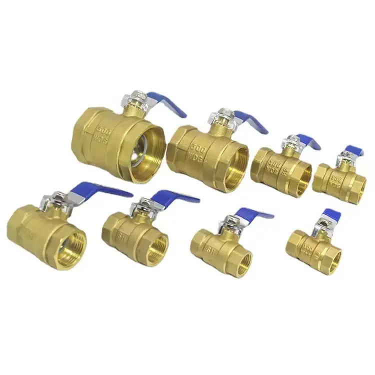 Wholesale brass material pipeline ball valves for tap water and natural gas pipeline valves
