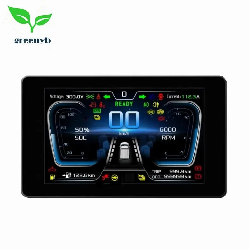 E629-FQ TFTダッシュボードメーターデジタルスピードメーター自動車電気システムトラック計器クラスターダッシュボード計器