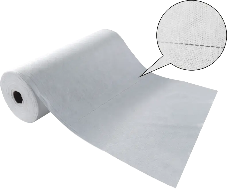 Massage Tafel Papier Couch Roll Onderzoek Papier Roll Pp Non Woven Hygiënische Laken Roll Anti-Mijt En Scheur off