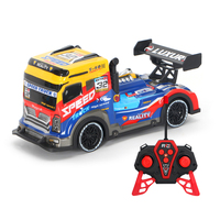 Camion télécommandé électrique en métal 1:18 4CH 27HZ pour enfants avec lumière, utilisation intérieure-extérieure