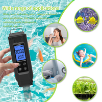 Usine nouveau 5 en 1 PH/salinité/EC /TDS/TEMP testeur de qualité de l'eau testeur de salinité de piscine d'eau salée pH-mètre d'eau potable