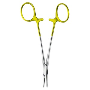 Pinza Hemostática Recta/Codada de Acero Inoxidable 14/16/18cm, Herramienta Quirúrgica, Portaagujas Médico-Dental - Product Image 5