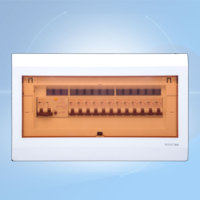 Boîte de distribution électrique à 16 voies avec base métallique pour éclairage et circuits électriques