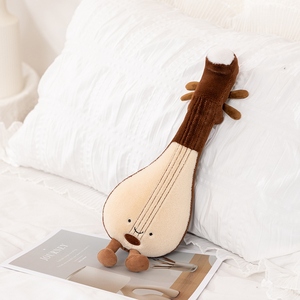 Pipa <span class=keywords><strong>guitare</strong></span> poupée en peluche violon Instrument de musique enfants dormir avec cadeau apaisant femme - Product Image 5
