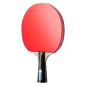 Raquette de tennis de table F975J8H79H897H, poignée Penhold, caoutchouc inversé, durable, pour enfants et débutants, ensemble - Product Image 1