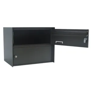 Excellent Lockable Steel Mailbox Box can Hold Letter and Parcel Stable Standing Mail Box Outdoor