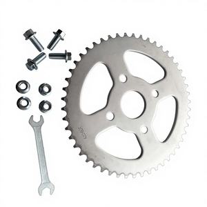 สเตอร์เหล็ก 420-50T สำหรับรถ ATV ปรับแต่งได้ สเตอร์โซ่รถจักรยานยนต์ ผลิตด้วยเครื่อง CNC ได้รับการรับรองมาตรฐาน ANSI สำหรับเครื่องจักร - Product Image 4