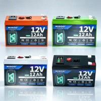 Desain Ringkas Paket Baterai lifepo4 12v Stasiun Daya Portabel lifepo4 Sel Kelas A untuk Daya Off-Grid Pasokan Darurat Luar Ruangan