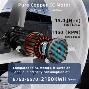 Fuji Micro 6000 <span class=keywords><strong>CFM</strong></span> extractor <span class=keywords><strong>Fan</strong></span> công nghiệp Quạt hướng trục sơn gian hàng 10000 <span class=keywords><strong>CFM</strong></span> xả gia cầm <span class=keywords><strong>fan</strong></span> 20 inch để bán - Product Image 3