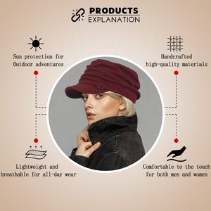 Casquette de gavroche pour femmes pour la <span class=keywords><strong>chimio</strong></span> d'<span class=keywords><strong>été</strong></span> Chapeau de cancer contre la perte de cheveux avec bord - Product Image 5