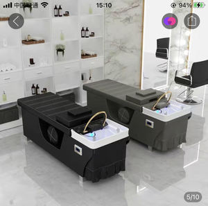 Modern Thai Spa Equipment Waterfall Hot Water Heater Ceramic Stainless Steel Eco-Friendly Shampoo <b>Bed</b> Beauty Salon Contemporary - Product Image 4
