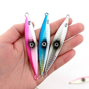 14 #80G di Slow Metallo Giga Lure di Pesca Colata di Metallo Esche Da Pesca Olografica Esche Acqua Salata Artificiale Falso Pesce - Product Image 4