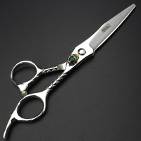 Ensemble de ciseaux à cheveux professionnels Sharonds 6 pouces, ciseaux de salon, outils de coiffure individuels, tête de crâne, ciseaux de barbier