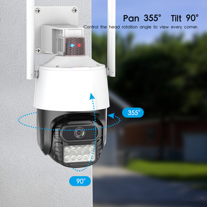 5MP sécurité sans fil <span class=keywords><strong>Surveillance</strong></span> IP extérieur suivi automatique CCTV PTZ ICSEE Wifi <span class=keywords><strong>caméra</strong></span> - Product Image 3