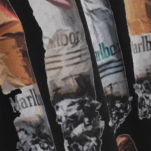 Personnalisé rue surdimensionné goutte épaule Baggy lourd poids lourd coton Boxy recadrée hommes t-shirt surdimensionné unisexe - Product Image 6