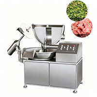 Equipo para Picar Carne en Estado Nuevo, Bajo Nivel de Ruido, Picadora y Mezcladora de Vegetales, Equipo de Producción de Salchichas de Gran Capacidad