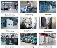 Groupe électrogène diesel Yuchai 15KW, monophasé ou triphasé, 50Hz/60Hz, 230V/400V, fabriqué en Chine avec panneau AVR, pour usage principal et de secours