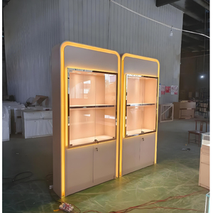 Chất lượng cao mịn bề mặt bằng gỗ không thấm nước tùy chỉnh hiển thị trường hợp dễ dàng lắp ráp giới thiệu cho các sự kiện quảng cáo - Product Image 3