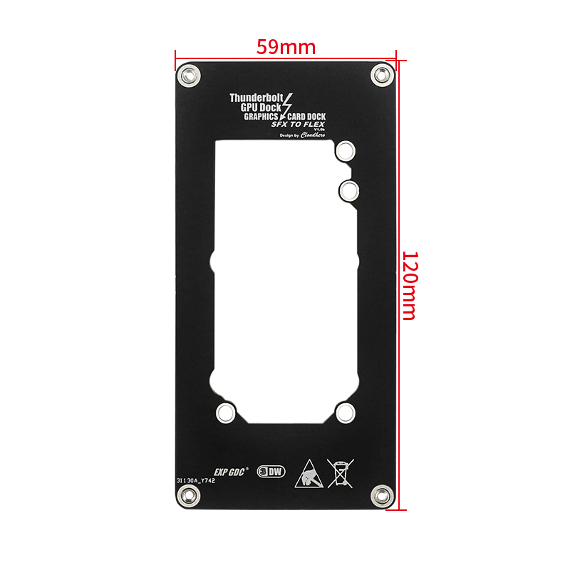 Metal Case for TH3P4G3 Dock - Compatible ATX SFX Flex (1U) Power 