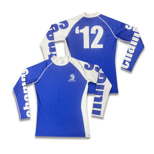 T-shirts serrés de conception de sublimation de sports de gymnastique pour hommes en gros - Product Image 1