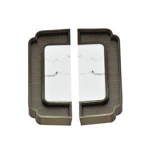 Yüksek kaliteli ana kapı kolu mermer giriş kapı kolu ahşap kare kapı kolu - Product Image 1