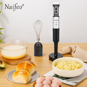 Mixeur plongeant à vitesse variable 400W en acier inoxydable 304 avec moteur CE 220V, pour la préparation de nourriture pour bébé, de smoothies et de soupes à la maison - Product Image 4