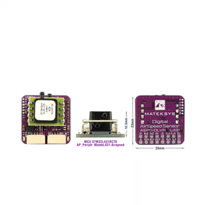 Sensor de Velocidad Aérea Digital Matek ASPD-DLVR Pitot Compatible con Pixhawk para Aviones RC de Ala Fija y Drones con Interfaz CAN Bus e I2C - Product Image 3