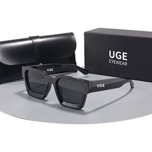 Luxury Brand Designer <strong>Sunglasses</strong> <strong>Men</strong> Thick Acetate Retro <strong>Rectangle</strong> UV400 Polarized Shades Custom Logo Vintage Square Eyewear - Product Image 1