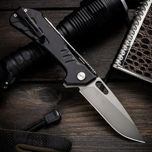 Couteau de poche personnalisable BK 830BKSSLS HK OEM DIY, manche G10, lame pliante en acier inoxydable ultra-affûtée, camping, 20,8 cm, FB145 1 - Product Image 5