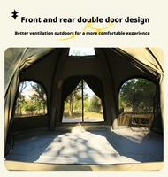 Tente d'extérieur gonflable de glamping, dôme géodésique étanche, tente de camping, tente gonflable pop-up, chapiteau de luxe, tente chaude