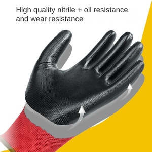 Xingyu bảo hộ lao động N528 Găng tay Nitrile chống mài mòn không trơn dầu bán buôn không chứa Silicone không bột vô trùng - Product Image 2