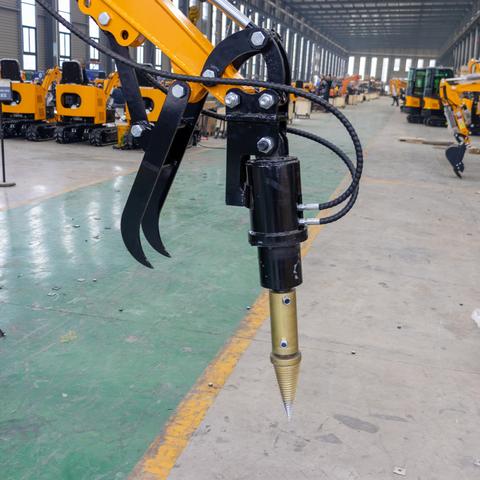 Excavator Accessories Small Size S Wood Splitting Construction Machinery Attachments