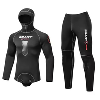 Combinaison de plongée en néoprène unisexe de haute qualité 3 mm, ensemble deux pièces pour la plongée sous-marine en eau chaude, combinaisons de plongée de grande taille