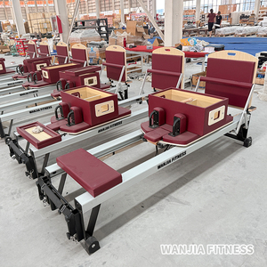 Vente directe d'usine personnalisé en aluminium Pilates Reformer Studio Durable Gym Commercial Core Bed Machine Reformer Pilates - Product Image 5