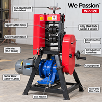 Machine à dénuder les câbles automatique We Passion WP-120 20-120mm 3.0KW pour fils de cuivre, facile à utiliser